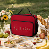 Custom Red Light Khaki Lunch Bag