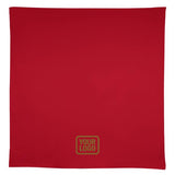 Custom Red Light Khaki Square Table Cloth