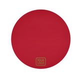 Custom Red Khaki Round Table Cloth