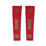 Custom Red Khaki Arm Sleeve