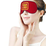 Custom Red Light Yellow Sleep Mask