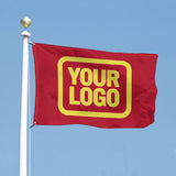 Custom Red Light Yellow Flag