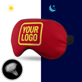 Custom Red Light Yellow Sleep Mask
