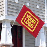 Custom Red Light Yellow Flag