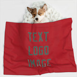 Custom Red Blue Green Pet Blanket