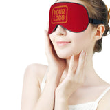 Custom Red Orange Sleep Mask