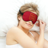 Custom Red Orange Sleep Mask