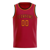 Custom Red & Orange Colors Design Sports Basketball Jersey