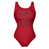 Custom Red Crimson Red Swimsuit