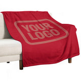 Custom Red Copper Rose Blanket