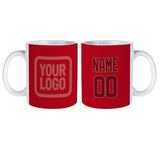 Custom Red Crimson Red Mug