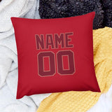 Custom Red Crimson Red Pillowcase