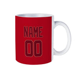Custom Red Crimson Red Mug