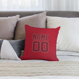 Custom Red Crimson Red Pillowcase