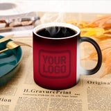 Custom Red Crimson Red Magic Mug