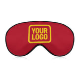 Custom Red Gold Sleep Mask