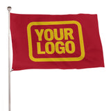 Custom Red Gold Flag
