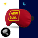 Custom Red Gold Sleep Mask