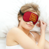 Custom Red Gold Sleep Mask
