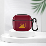 Custom Crimson Red Yellow AirPods Case (3rd Generation)