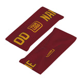 Custom Crimson Red Yellow Sports headband