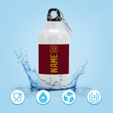 Custom Crimson Red Yellow Sports Bottle