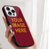 Custom Crimson Red Yellow Phone Case
