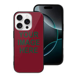 Custom Crimson Red Green Phone Case