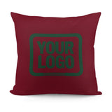 Custom Crimson Red Green Pillowcase