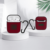 Custom Crimson Red Green AirPods Case