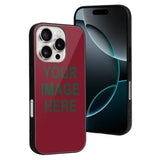 Custom Crimson Red Green Phone Case