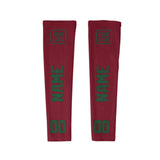 Custom Crimson Red Green Arm Sleeve