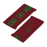 Custom Crimson Red Emerald Green Sports headband