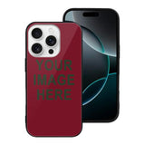 Custom Crimson Red Dark Green Phone Case
