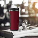 Custom Crimson Red Dark Green Stainless Steel Water Cup