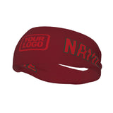 Custom Crimson Red Red Sports headband