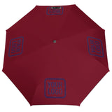 Custom Crimson Red Purple Automatic Umbrella