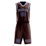 Custom Crimson Red Purple Basketball Set