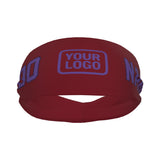 Custom Crimson Red Light Purple Sports headband
