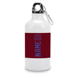 Custom Crimson Red Light Purple Sports Bottle