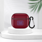 Custom Crimson Red Light Purple AirPods Case (3rd Generation)