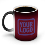 Custom Crimson Red Light Purple Magic Mug