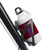 Custom Crimson Red Light Purple Sports Bottle