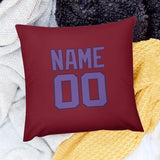 Custom Crimson Red Light Purple Pillowcase