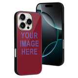 Custom Crimson Red Light Purple Phone Case
