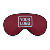 Custom Crimson Red Light Blue Sleep Mask