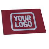 Custom Crimson Red Light Blue Flag