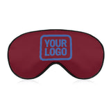 Custom Crimson Red Sky Blue Sleep Mask