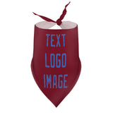 Custom Crimson Red Sky Blue Pet Scarf
