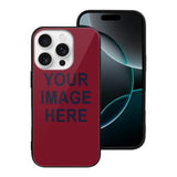 Custom Crimson Red Navy Phone Case